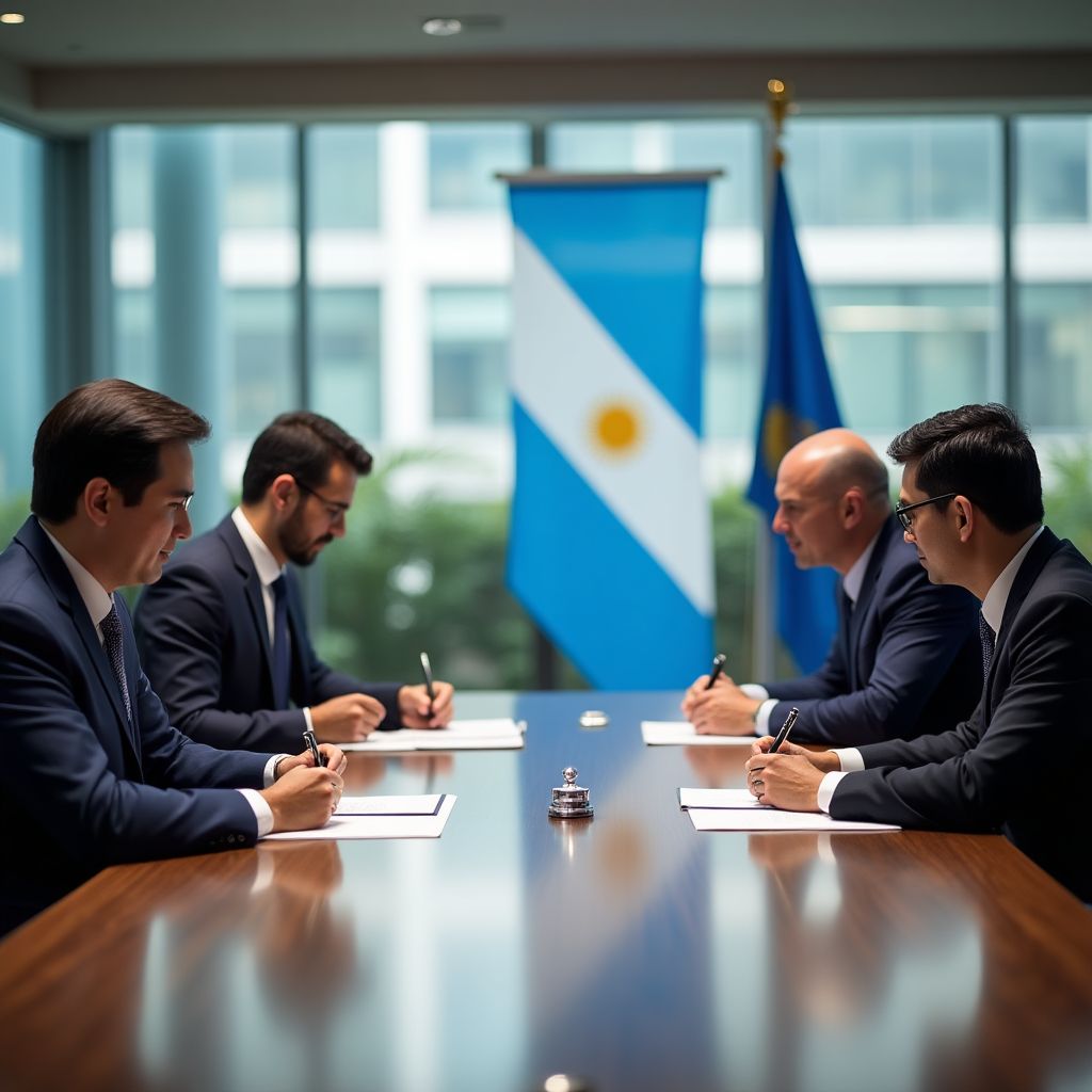 Firma de acuerdo de inversión